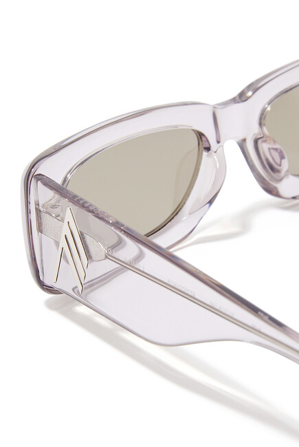 x Attico Mini Marfa Rectangular Sunglasses